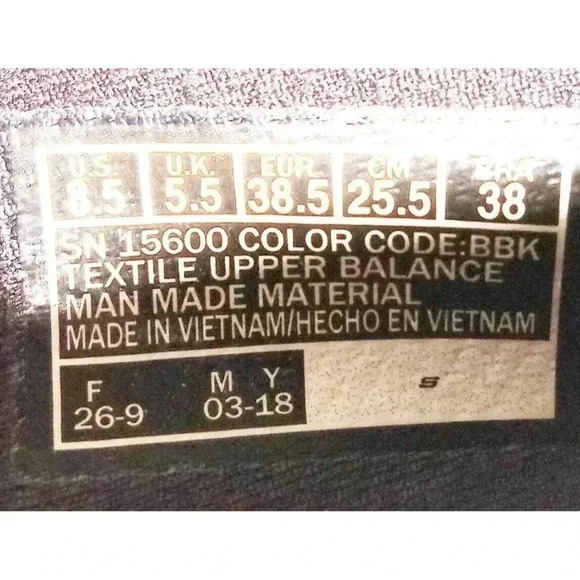 Skechers Go Walk Walking Shoes GOGA MAX 15600 BLACK Mesh Women’s Sz 8.5 - Picture 7 of 13